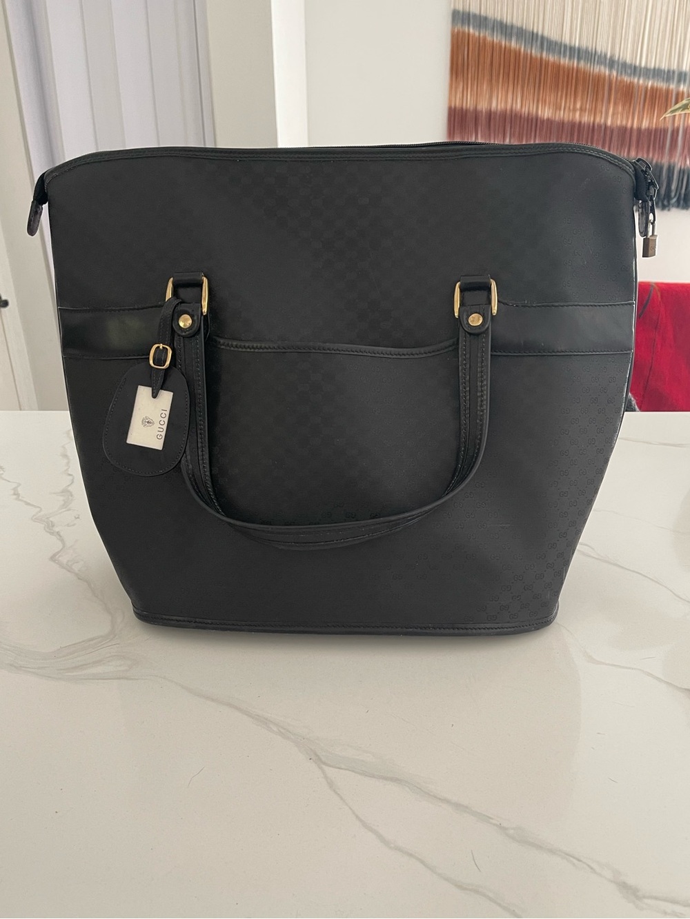 RARE VINTAGE GUCCI TRAVEL BAG